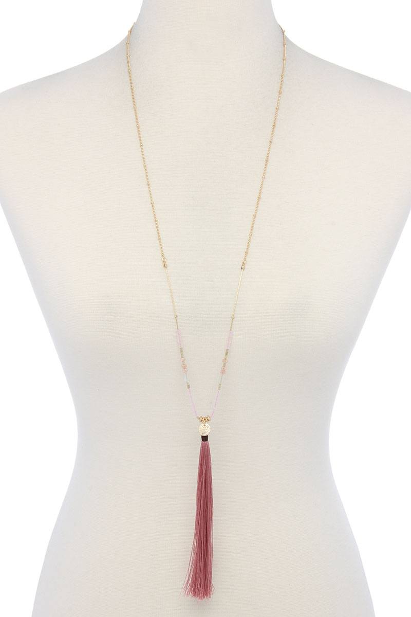 Tassel Pendant Necklace