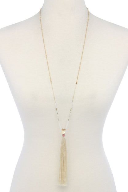 Tassel Pendant Necklace