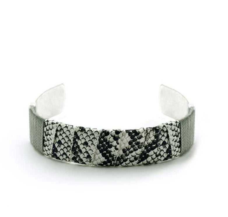 Pulsera con estampado de piel de animal de moda