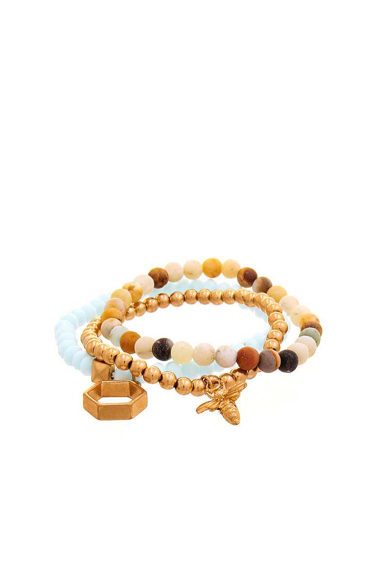 Pulsera de moda con cuentas múltiples