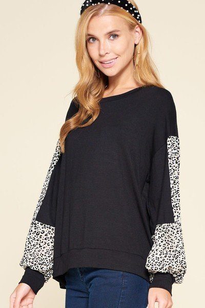 Solid Jersey Casual Top