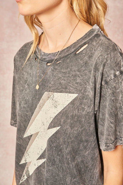 A Mineral Washed Graphic T-shirt