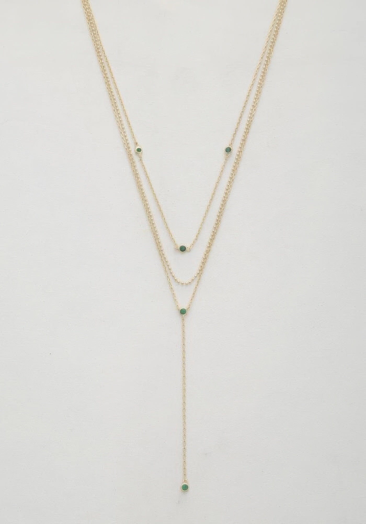 Dainty Metal Y Shape Necklace