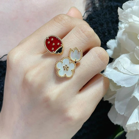 New Rose Gold Ladybug Luxury Jewelry