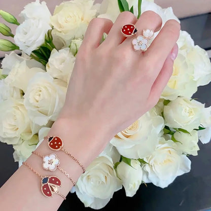 New Rose Gold Ladybug Luxury Jewelry