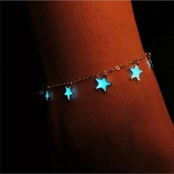 Women's luminous ankle chains