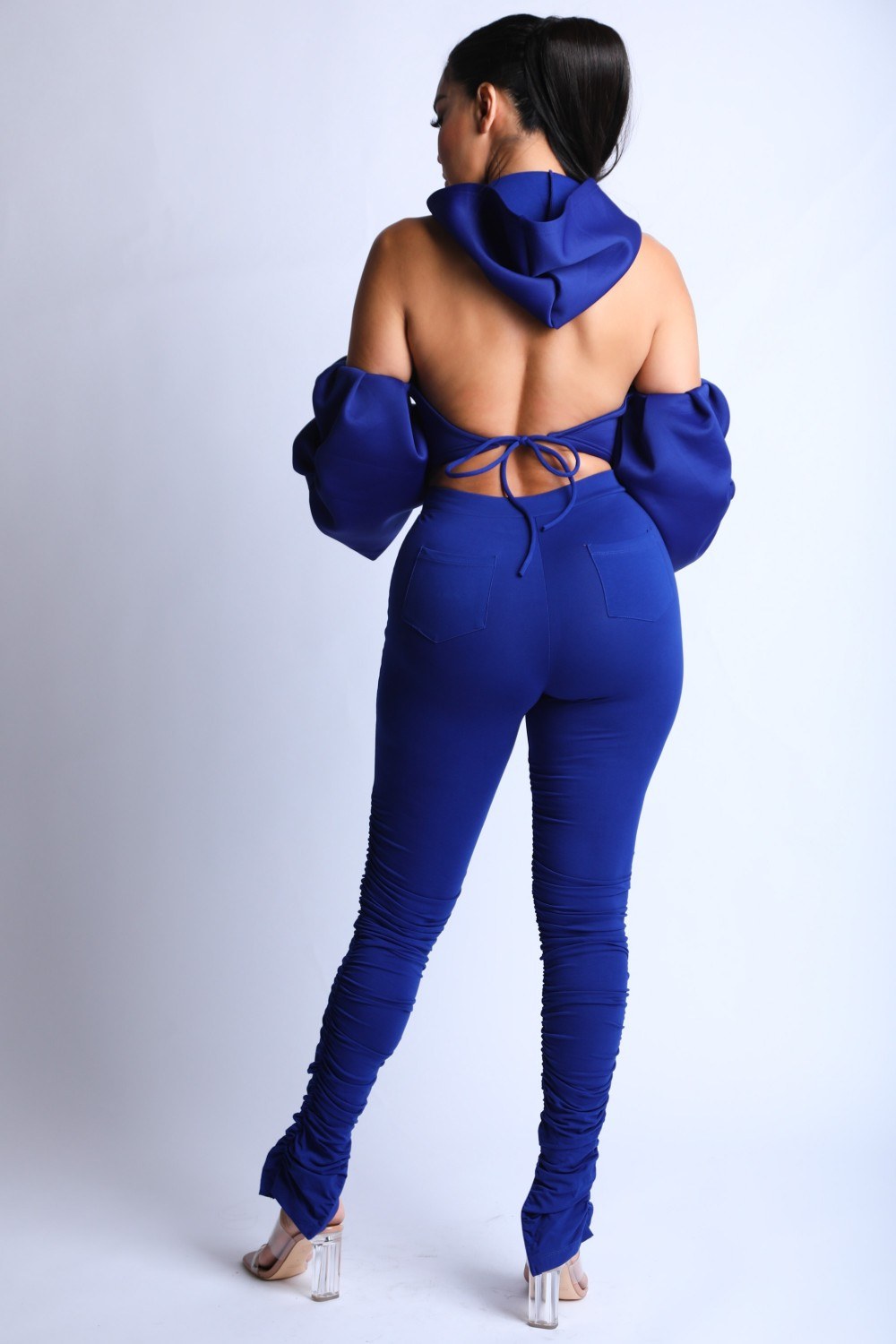 Puff Sleeve Hoodie Set