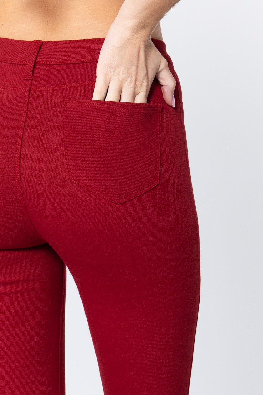 Jeggings de sarga de punto