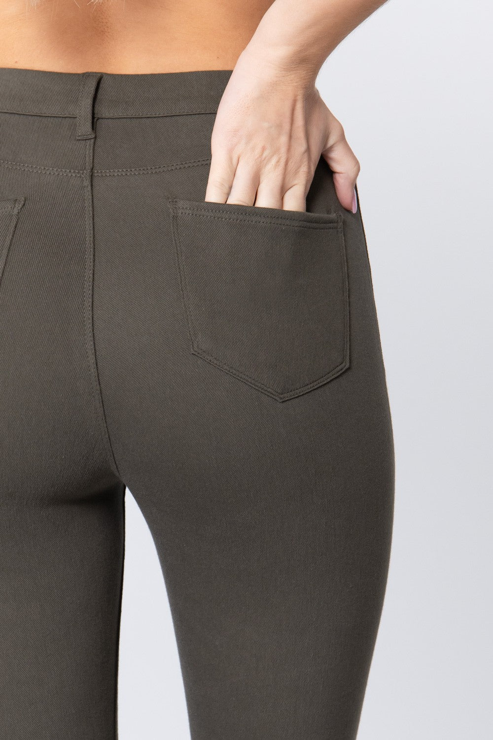 Jeggings de sarga de punto