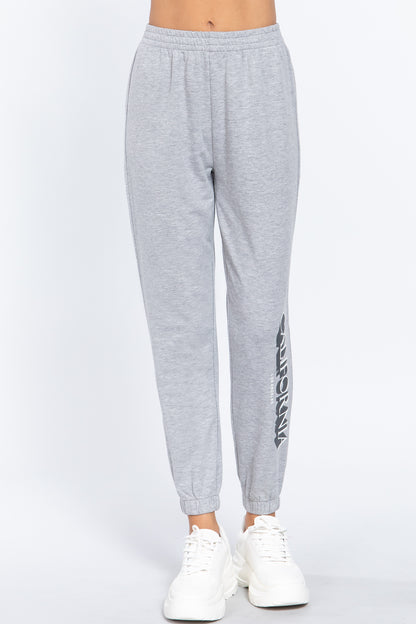 Graphic Long Jogger Pants