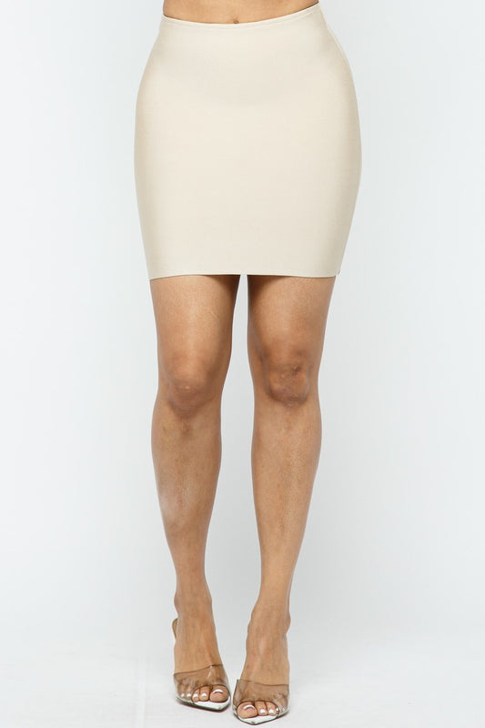 Bandage Bodycon Mini Skirt