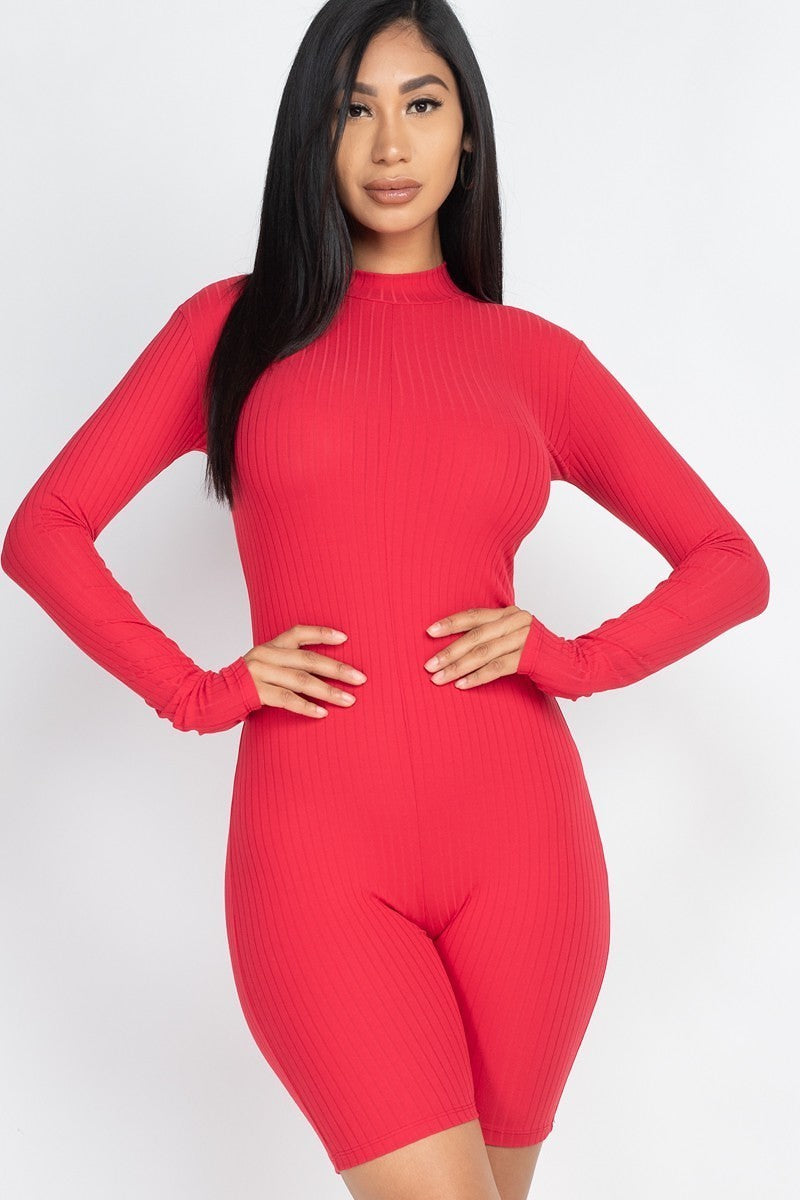 Ribbed Knit Romper | 6 Color Options!