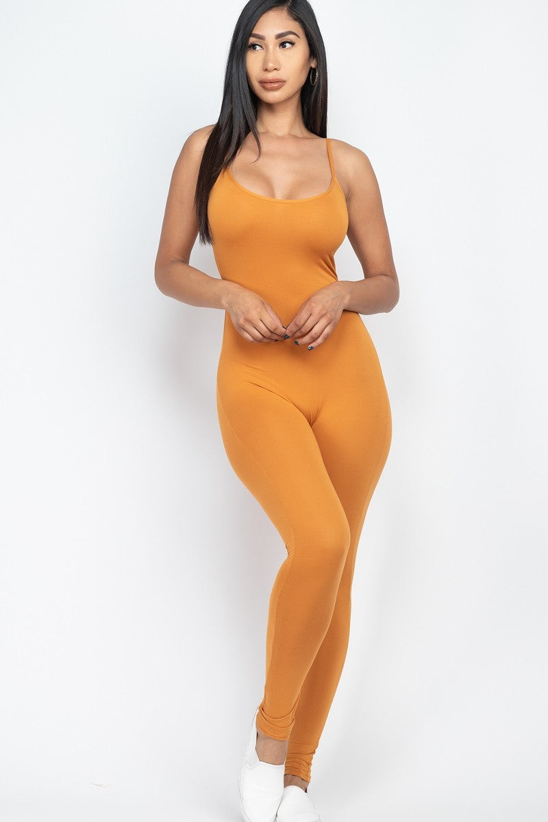 Bodycon Cami Solid Jumpsuit