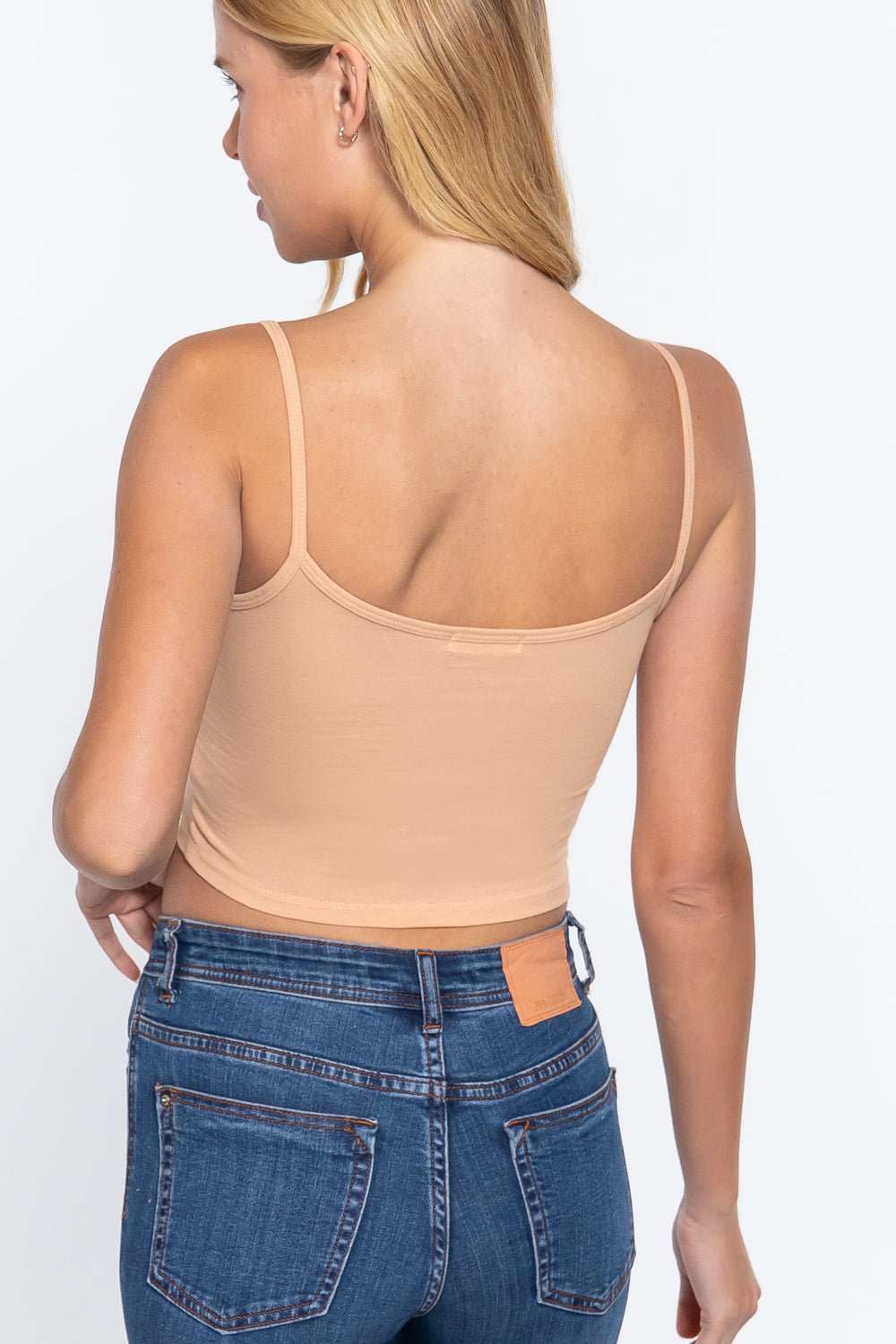 Round Neck W/removable Bra Cup Tank Top | 16 Color Options!