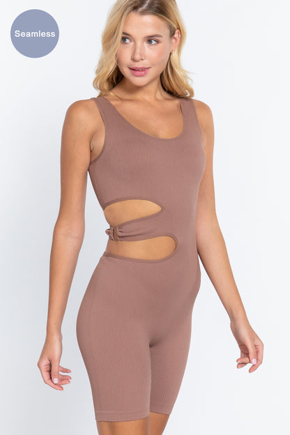 Suave Cut-out Seamless Romper | 5 Color Options!