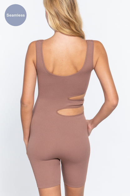 Suave Cut-out Seamless Romper | 5 Color Options!