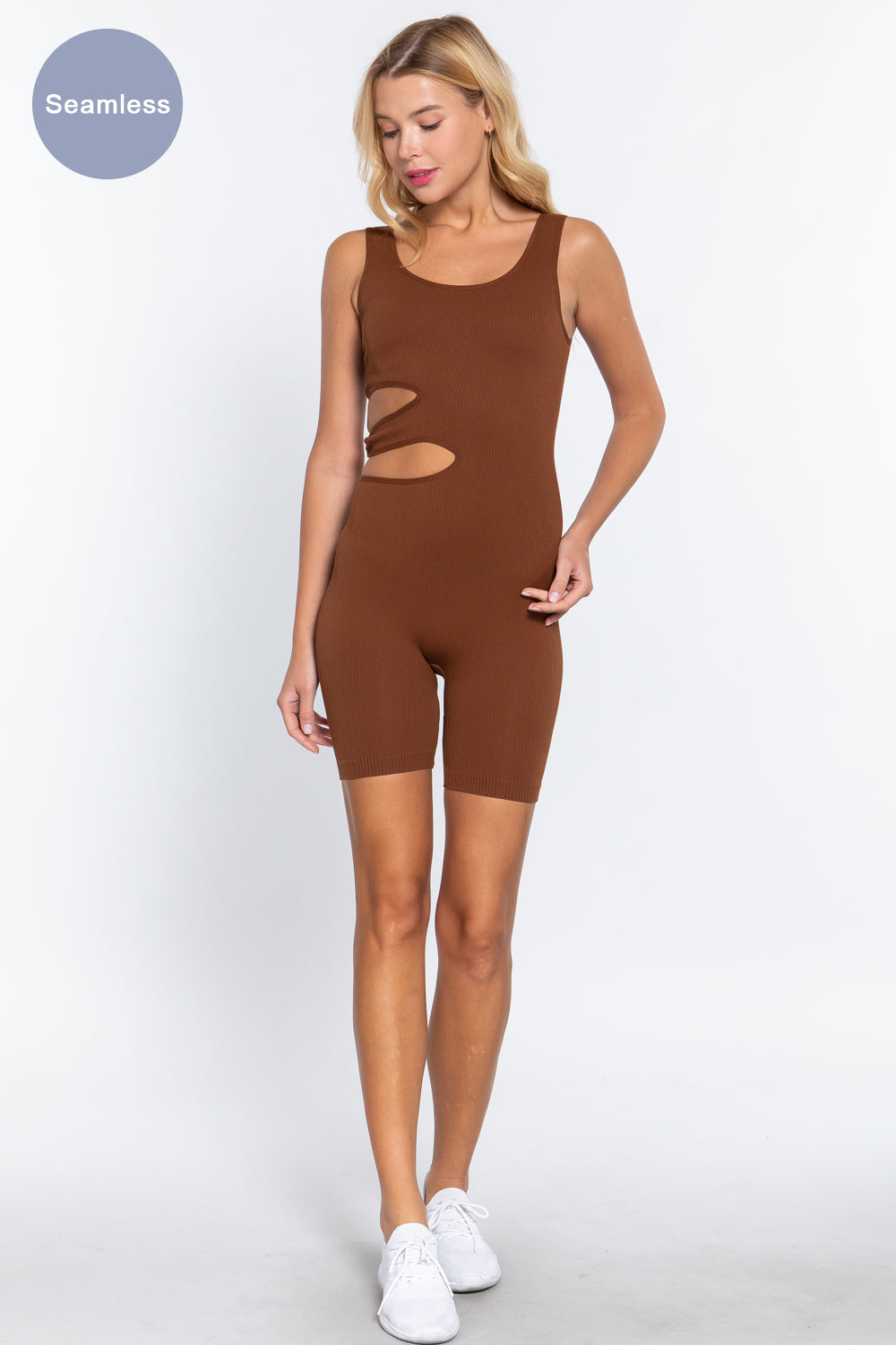 Suave Cut-out Seamless Romper | 5 Color Options!