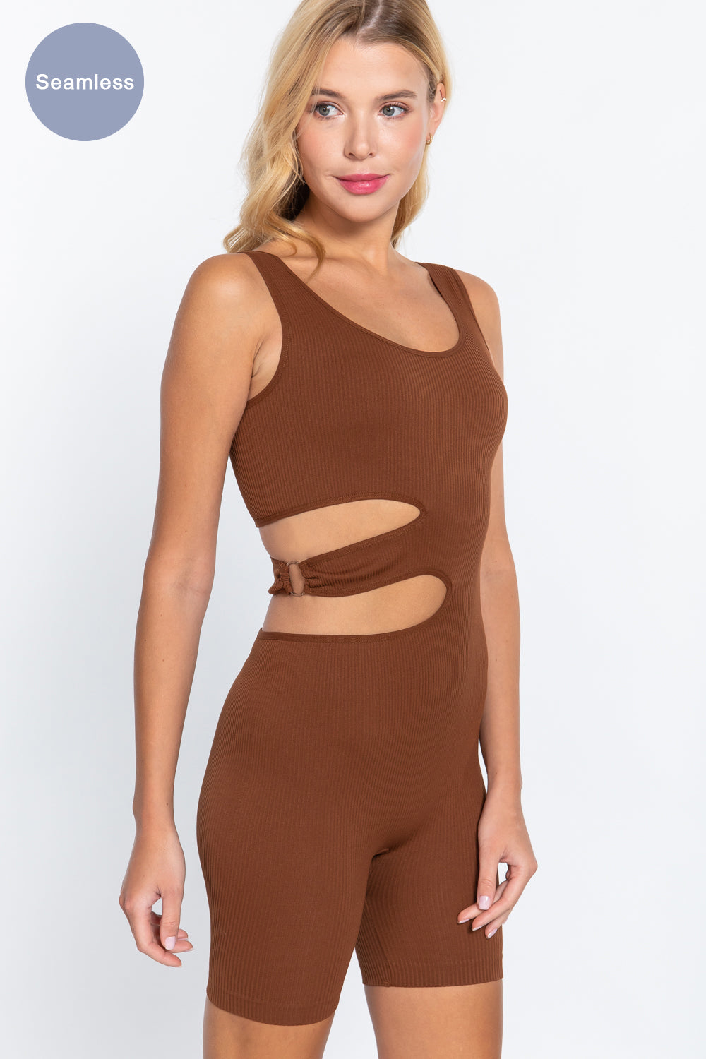 Suave Cut-out Seamless Romper | 5 Color Options!