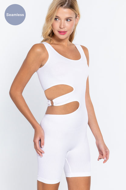 Suave Cut-out Seamless Romper | 5 Color Options!