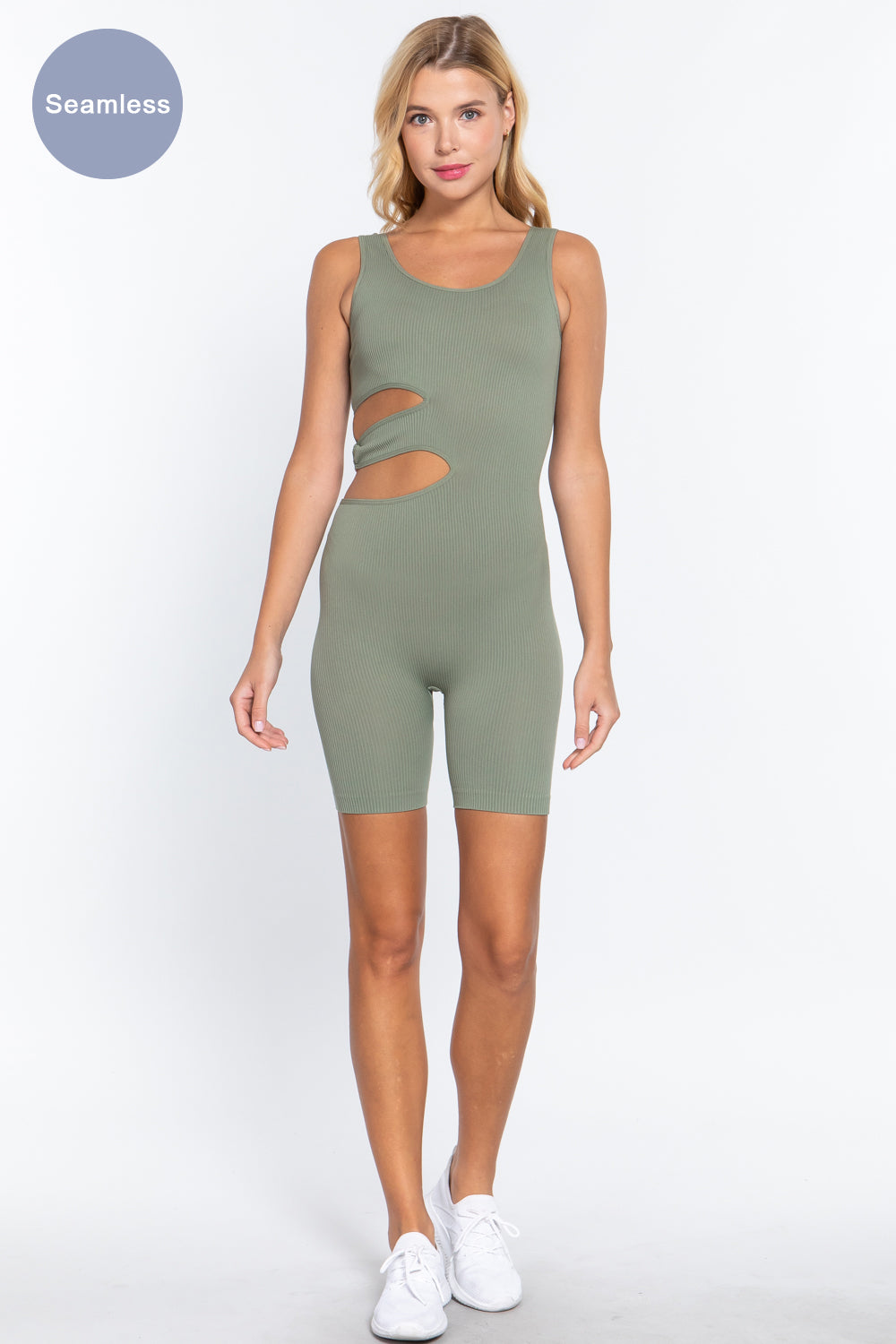 Suave Cut-out Seamless Romper | 5 Color Options!