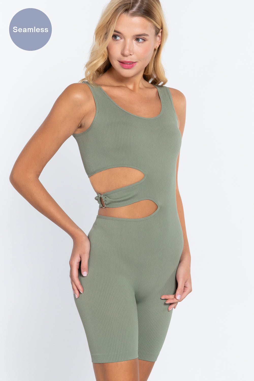 Suave Cut-out Seamless Romper | 5 Color Options!