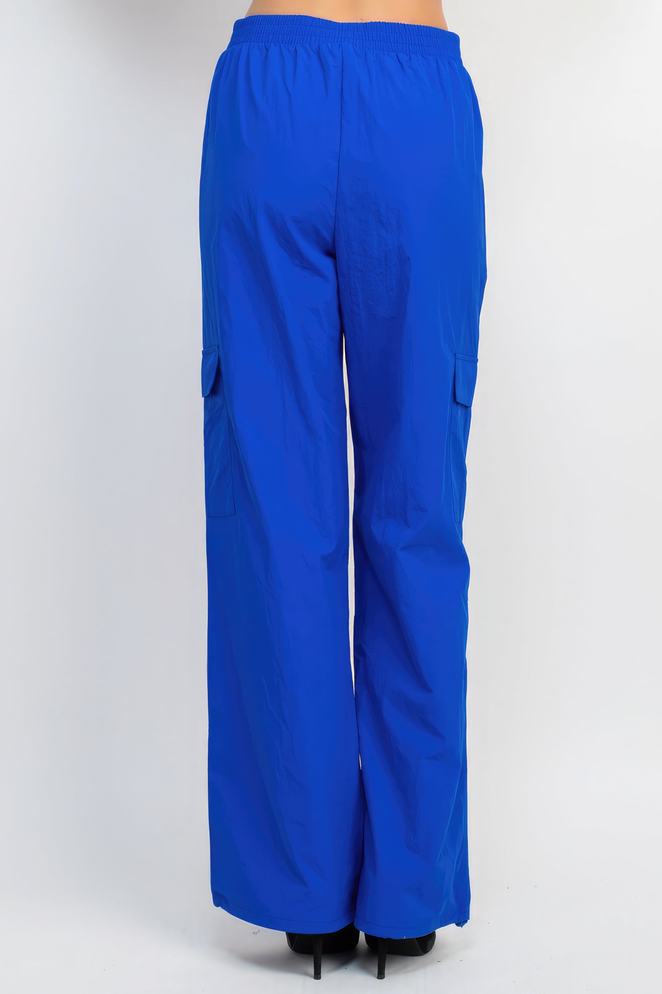 Cargo High-Rise Parachute Pants