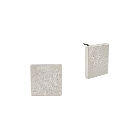 15mm Square Metal Post Earring
